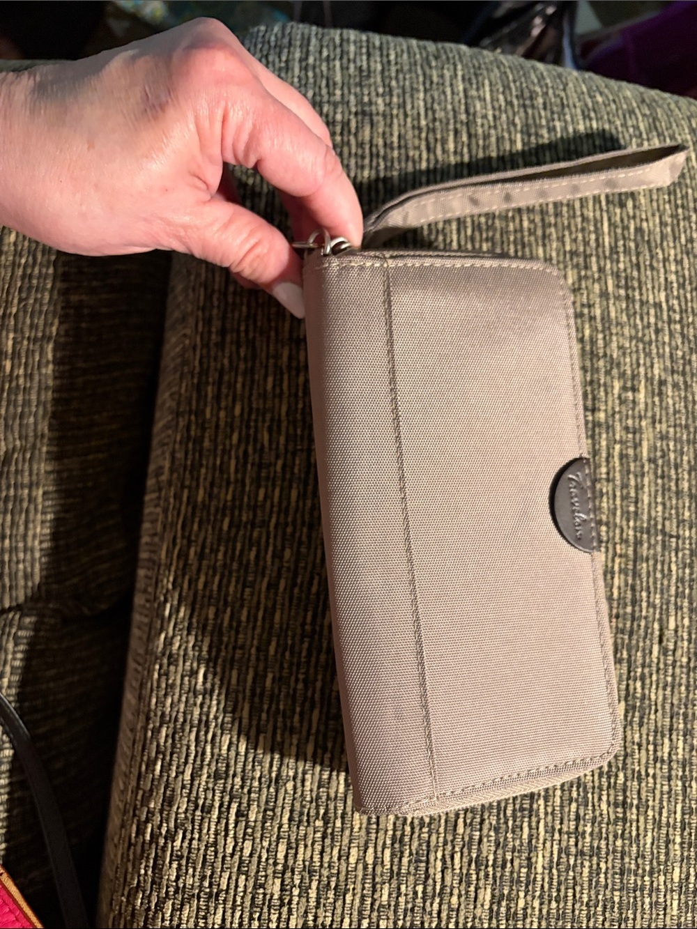 Travelon Taupe Wristlet Wallet - Picture 3 of 4